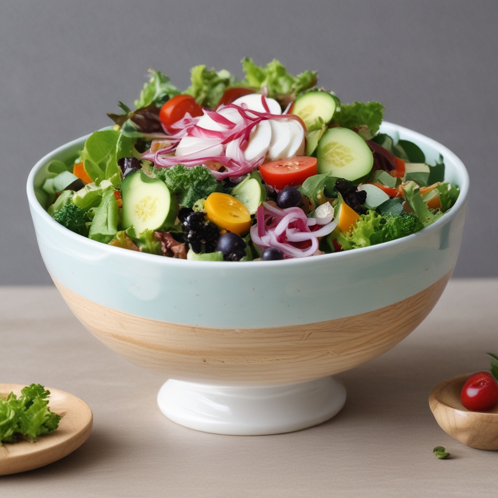 Exquisite salad bowl